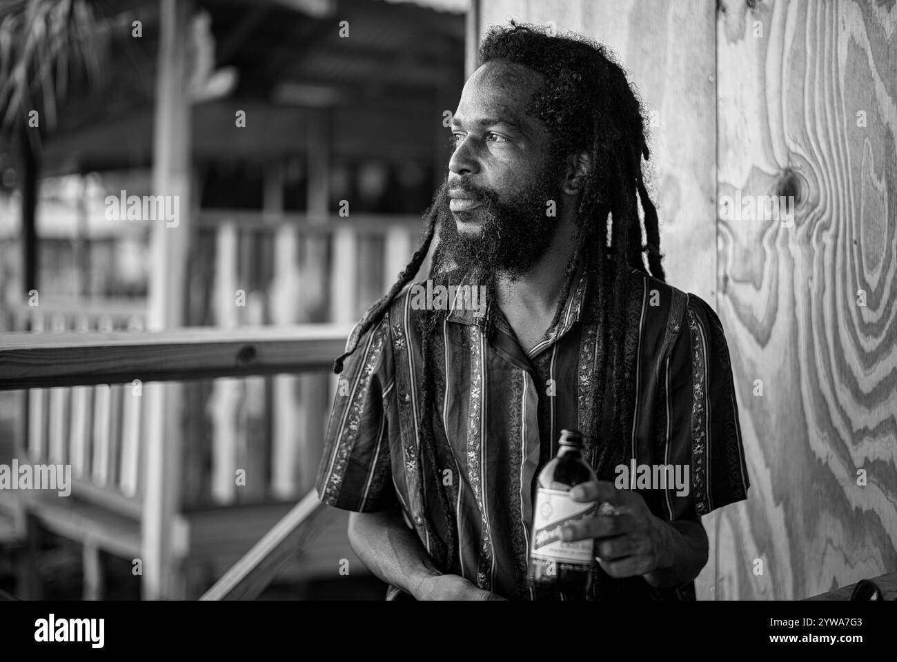 Jamaican beach Black and White Stock Photos & Images - Alamy