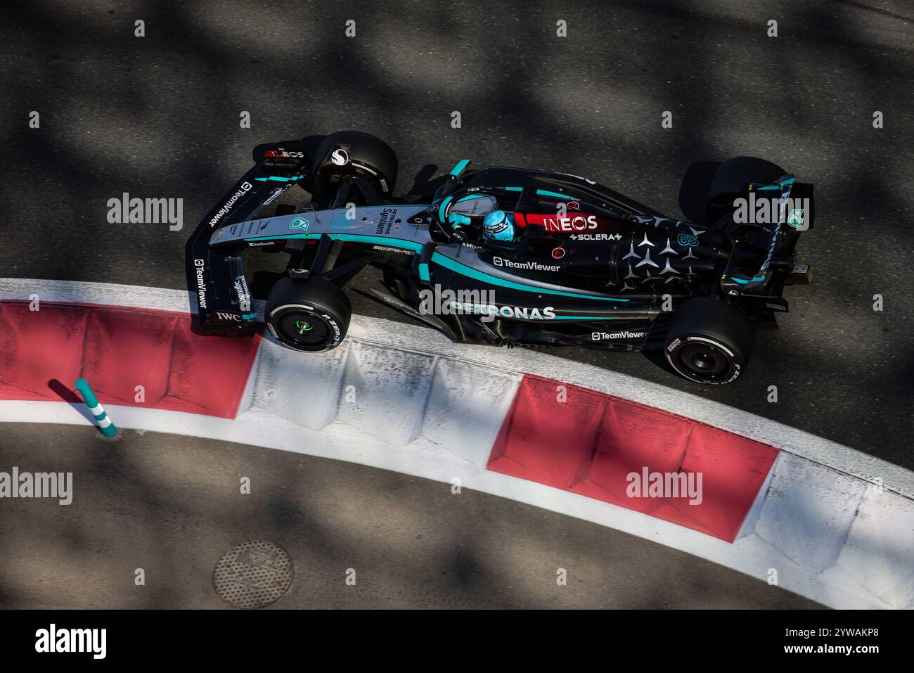 63 RUSSELL (gbr), Mercedes AMG F1 Team W15, action during the Formula 1 Abu Dhabi post