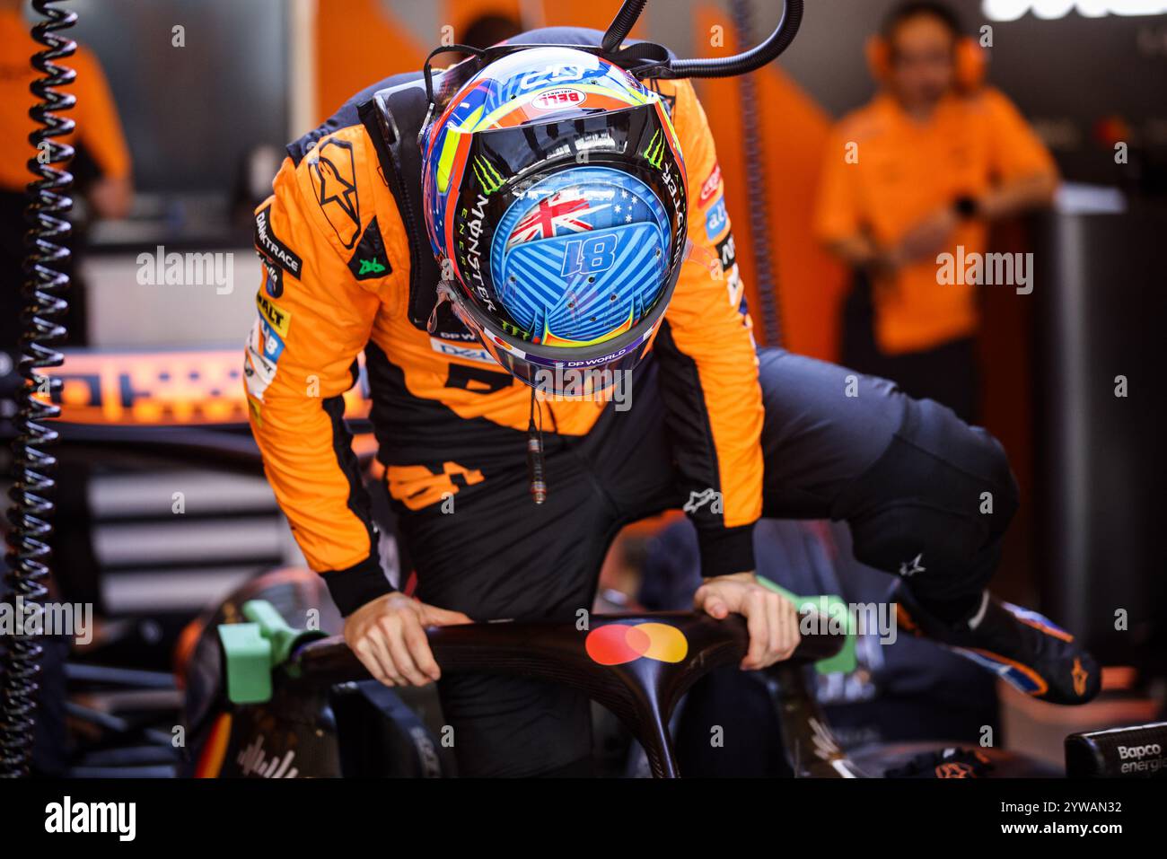PIASTRI Oscar (aus), McLaren F1 Team MCL38, portrait during the Formula 1 Abu Dhabi postseason