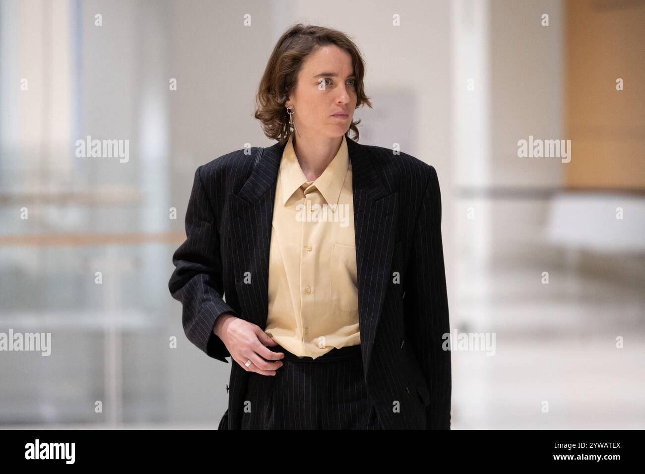 Paris, France. 10th Dec, 2024. French actress Adele Haenel comes back ...