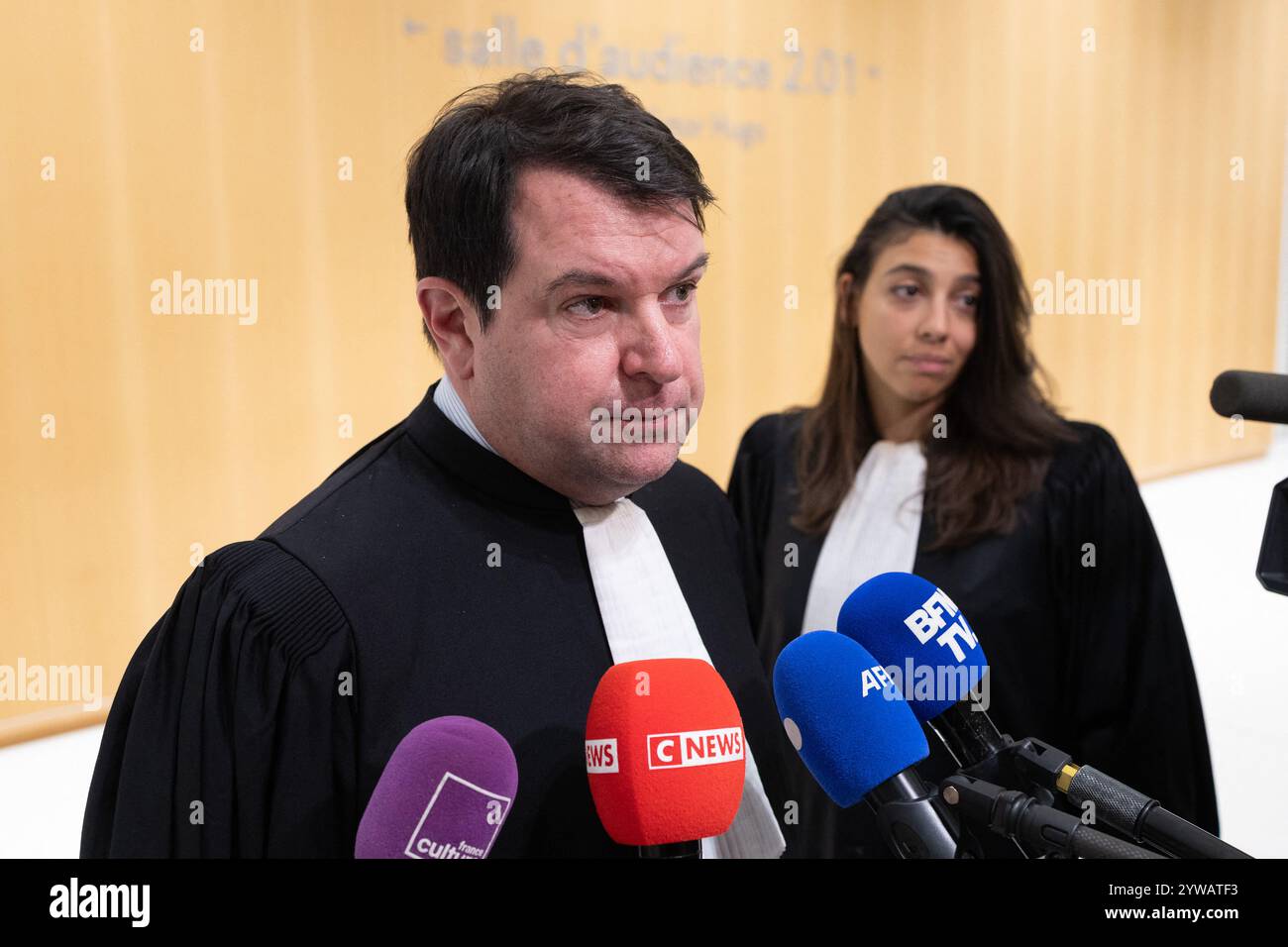 Paris, France. 10th Dec, 2024. French actress Adele Haenel's lawyers ...