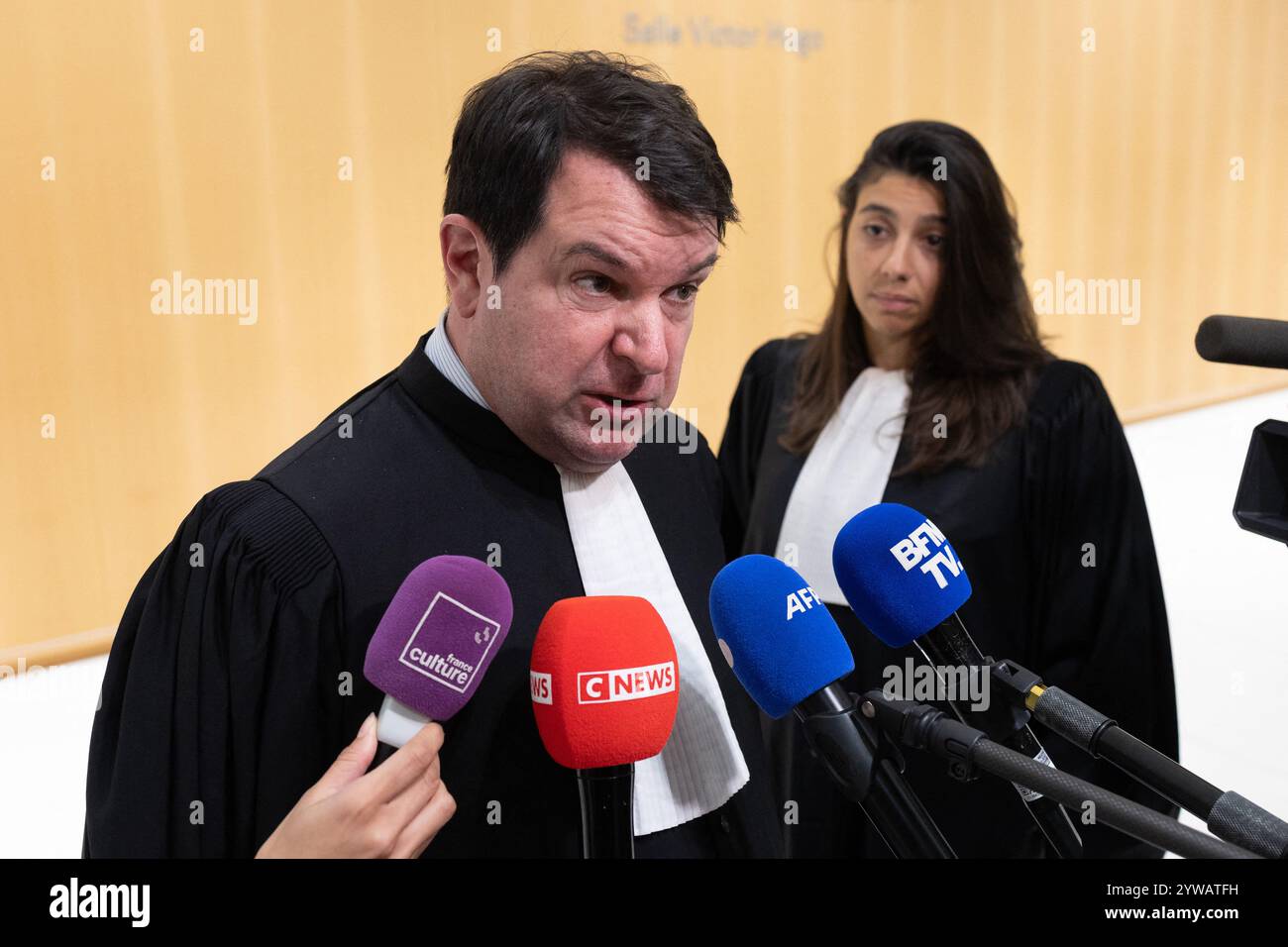 Paris, France. 10th Dec, 2024. French actress Adele Haenel's lawyers ...