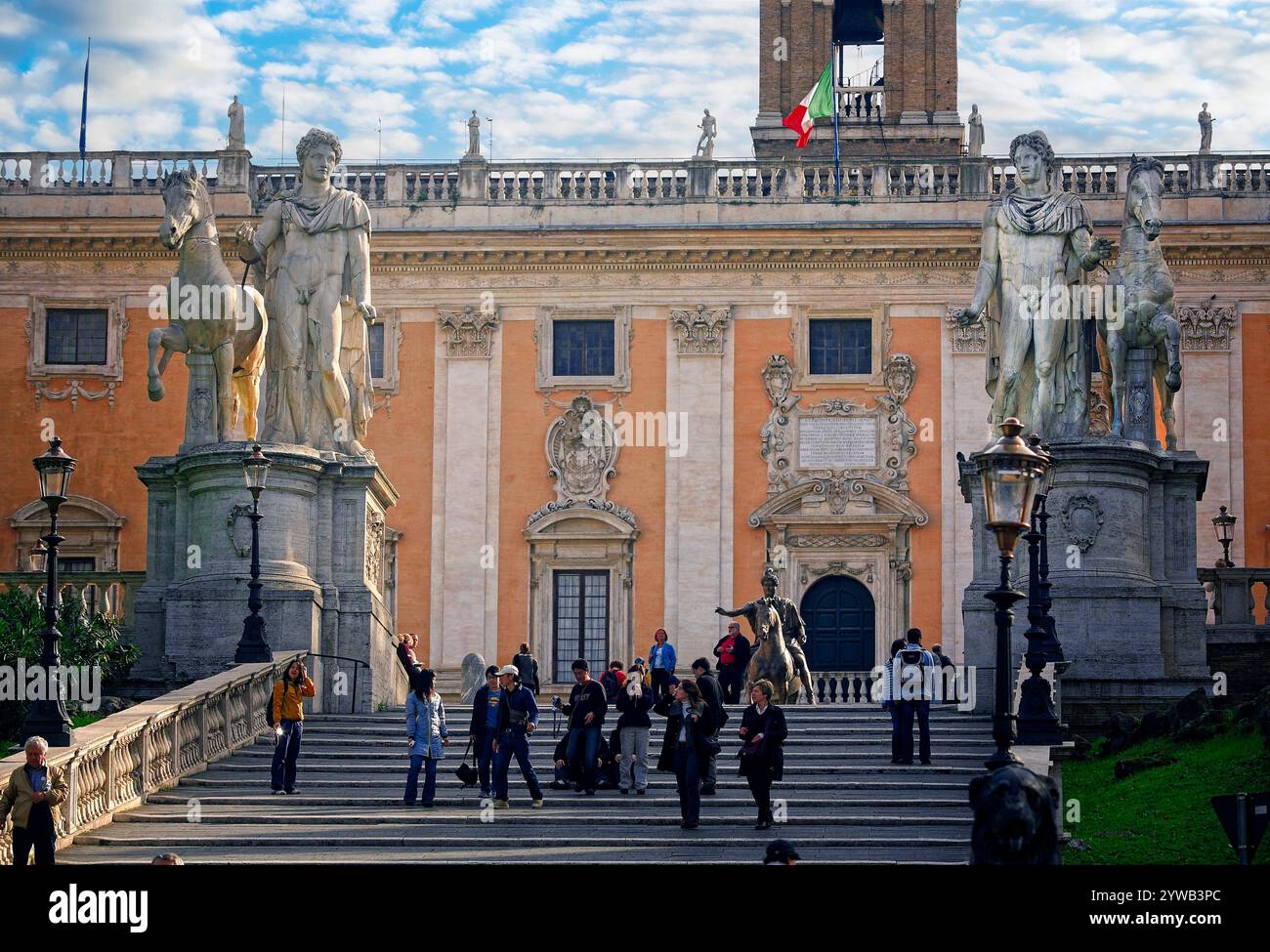 Italy Lazio Rome The Campidoglio, also known as the Capitoline Hill ...