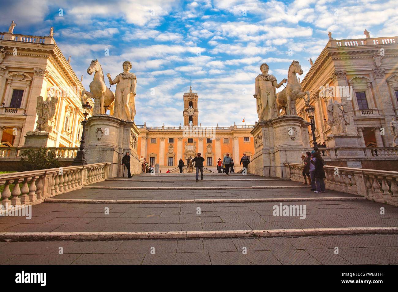 Italy Lazio Rome The Campidoglio, also known as the Capitoline Hill ...