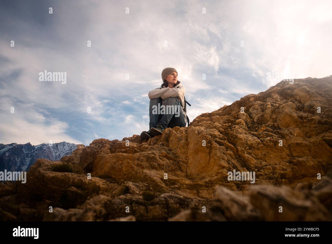 Female hiker view from top hi-res stock photography and images - Alamy