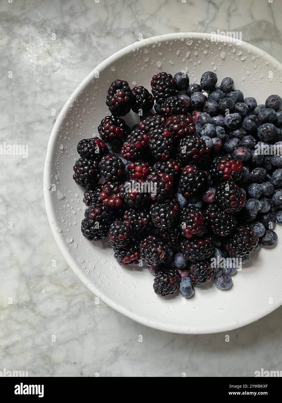 bowl of berries - Smartphone Captured Stock Image