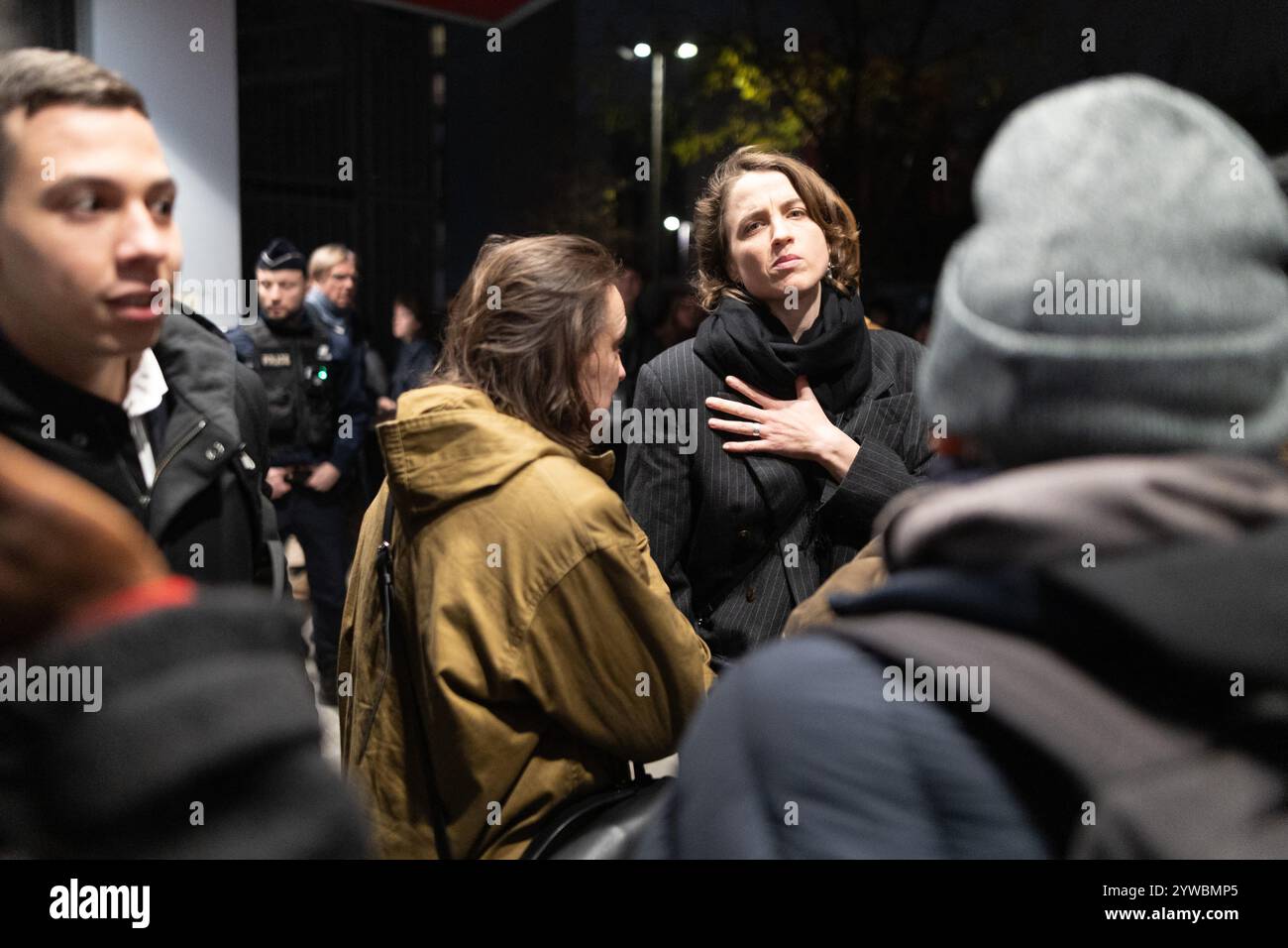 Paris, France. 10th Dec, 2024. French actress Adele Haenel leaves at ...
