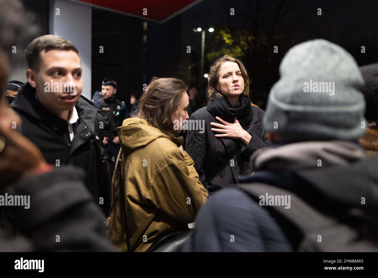 Paris, France. 10th Dec, 2024. French actress Adele Haenel leaves at ...