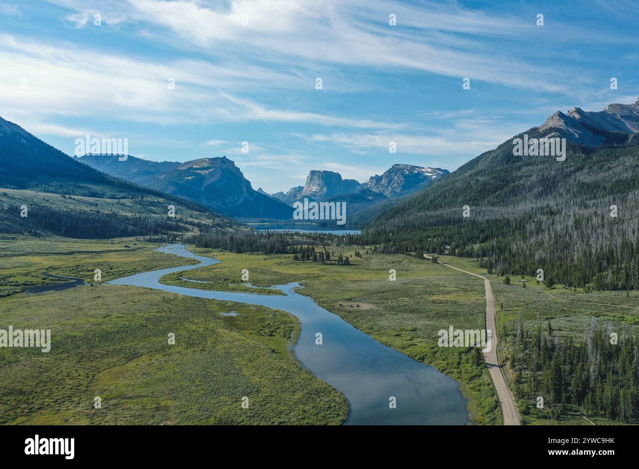 River lakes forest aerial hi-res stock photography and images - Alamy