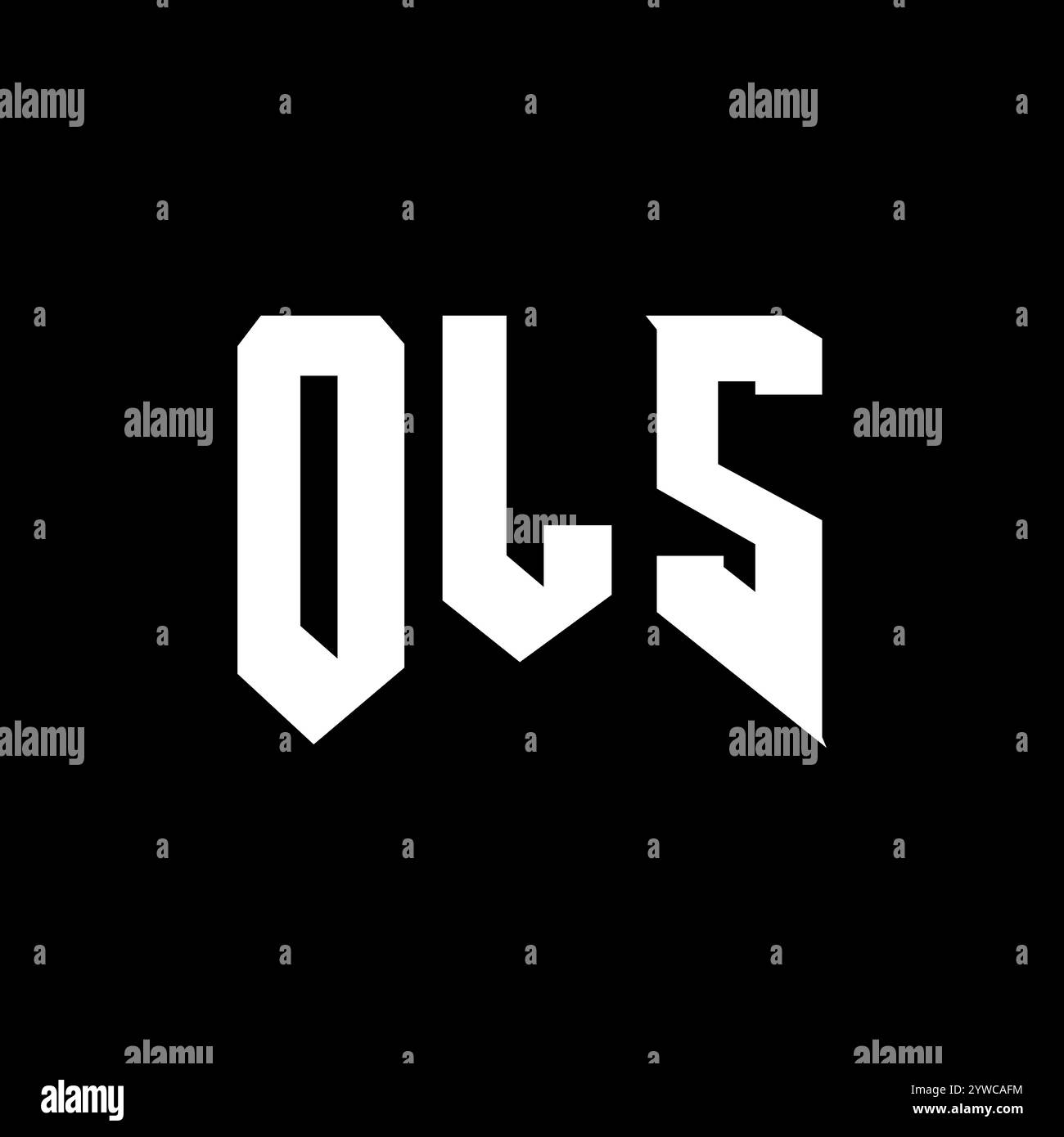 OLS letter logo design for technology company. OLS logo design black ...