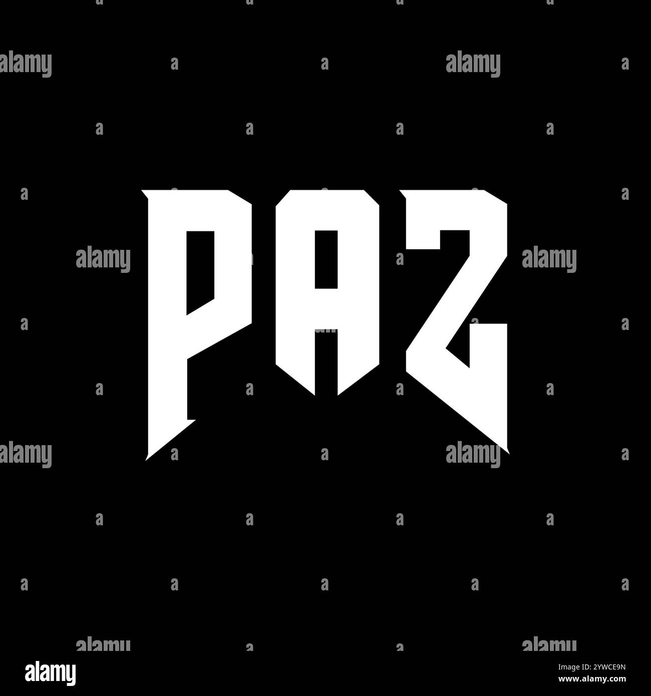 Paz logo design Black and White Stock Photos & Images - Alamy
