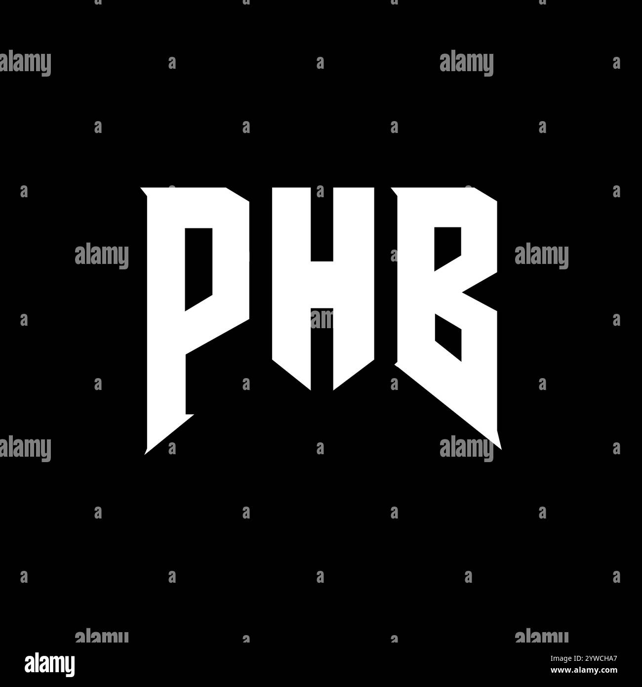 Phb logo design hi-res stock photography and images - Alamy