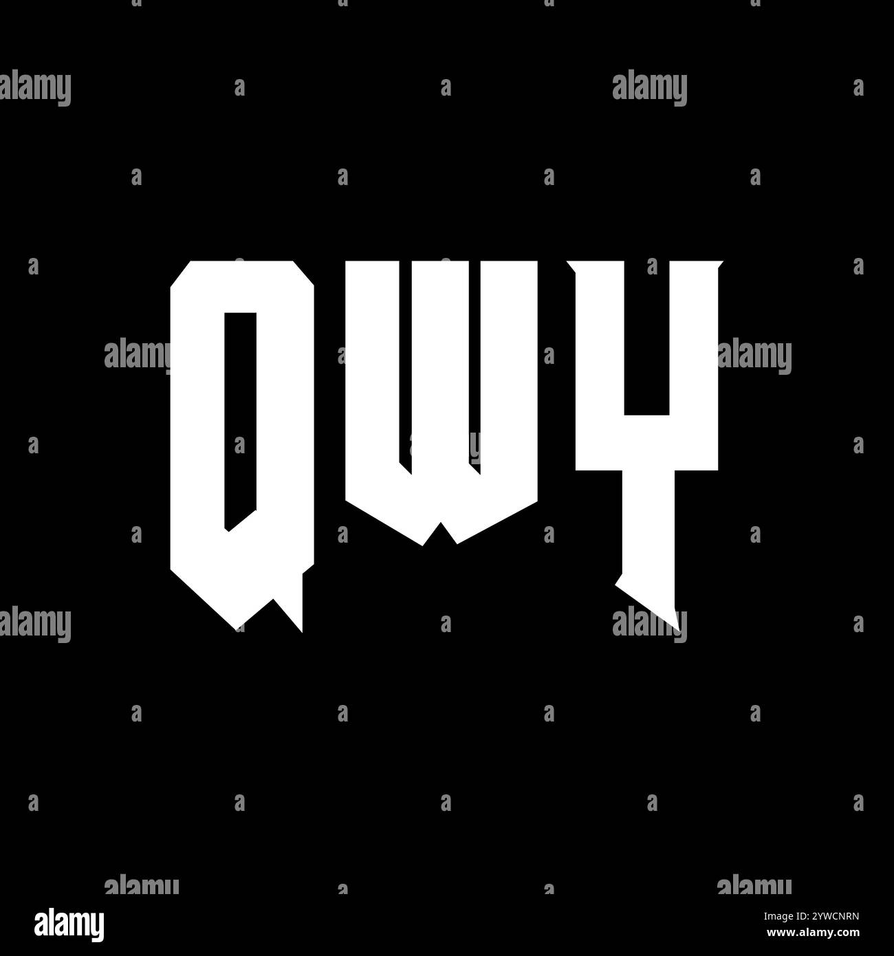 Qwy logo Stock Vector Images - Alamy