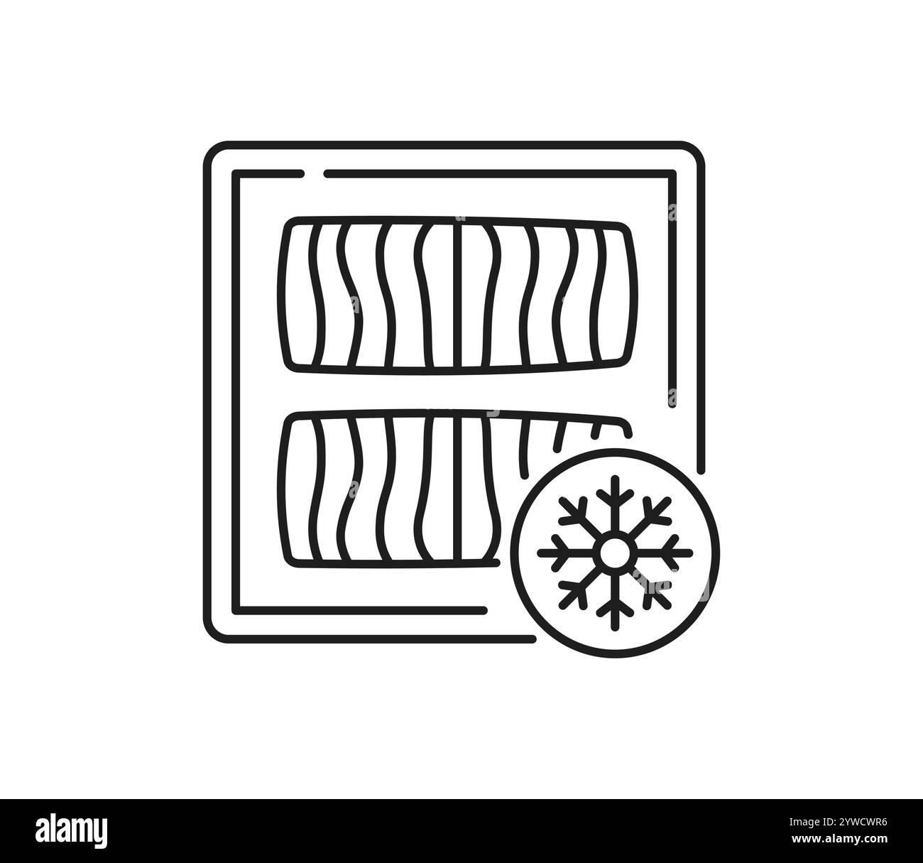 Snowflake steak Stock Vector Images - Alamy