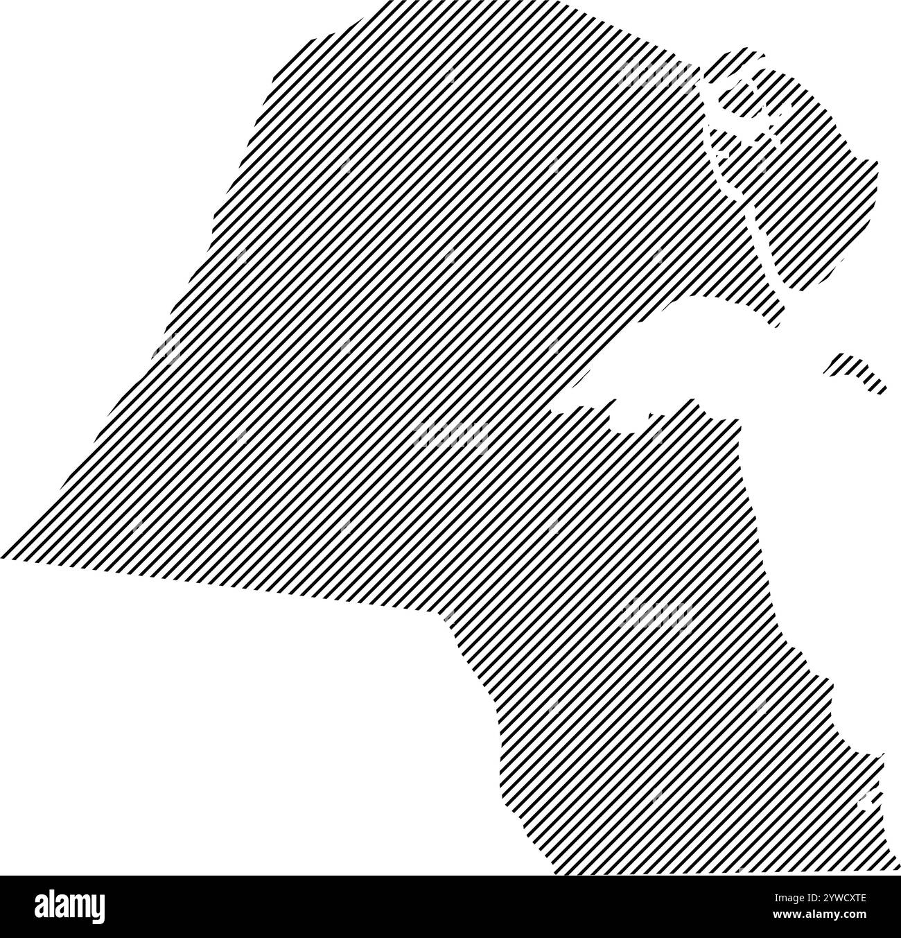 kuwait map icon illustration design Stock Vector Image & Art - Alamy