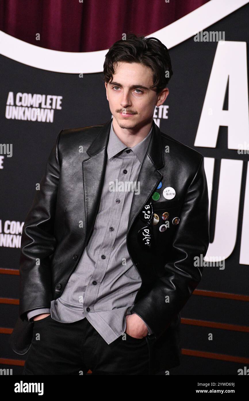 Hollywood, California, USA 10th December 2024 Actor/Producer Timothee ...
