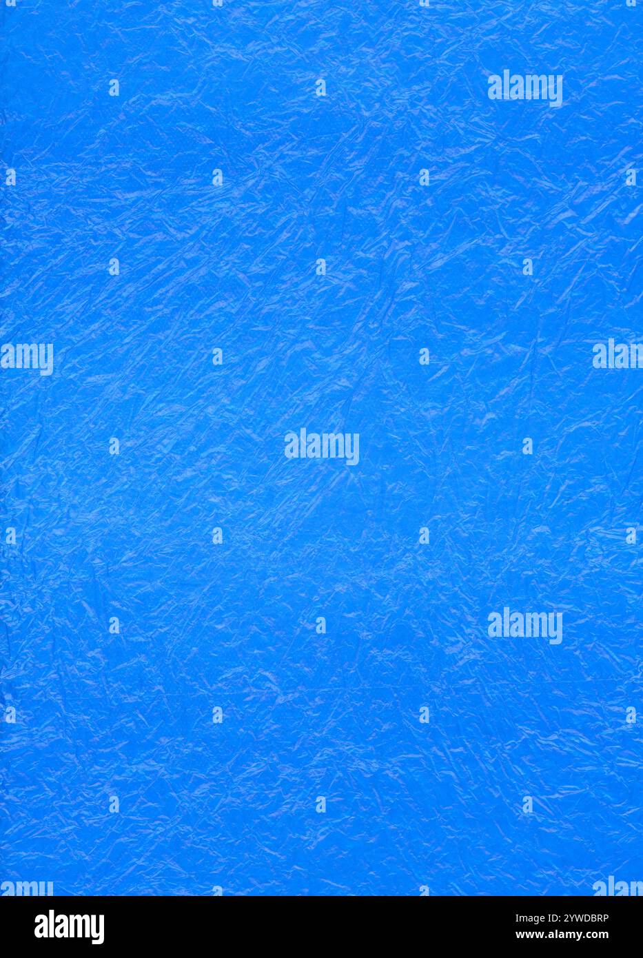 Blue single use plastic shopping bag background creased texture Stock ...