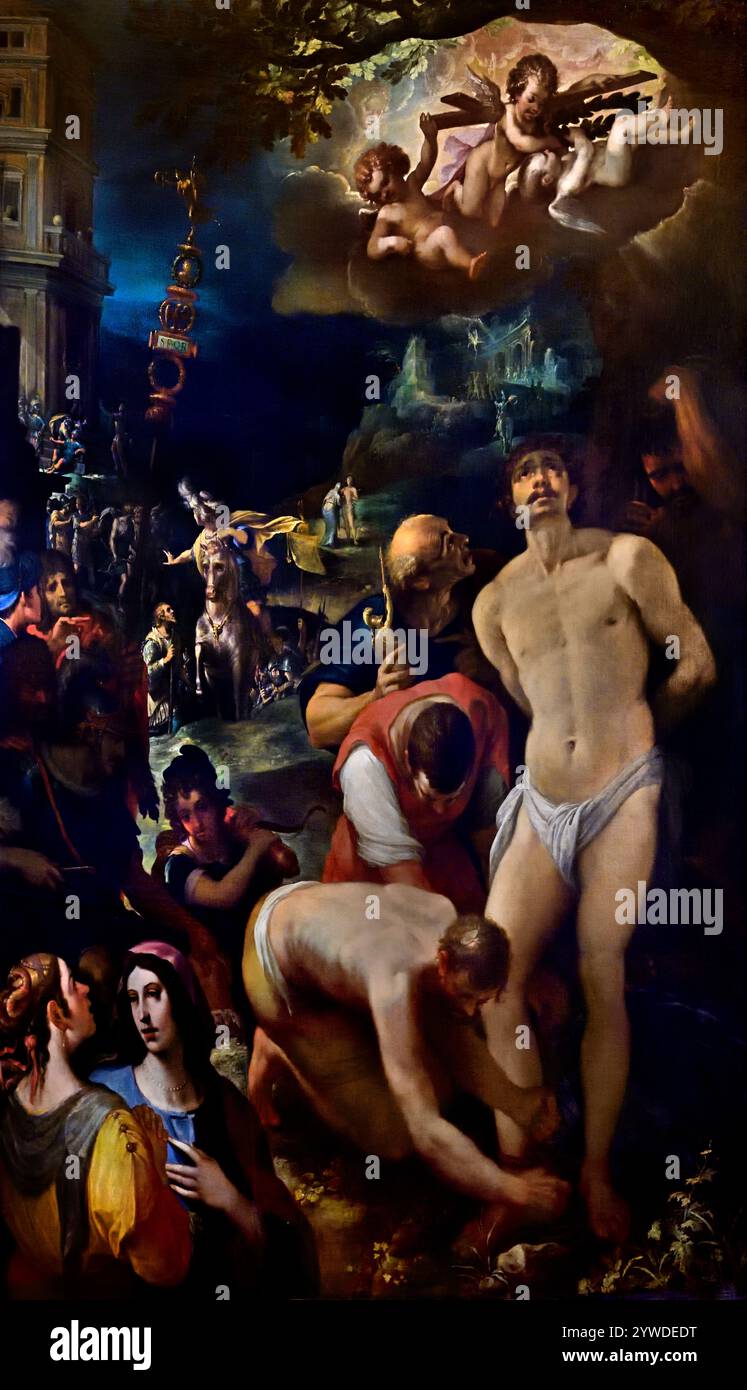The Preparations of the Martyrdom of Saint Sebastian 1599 by ...