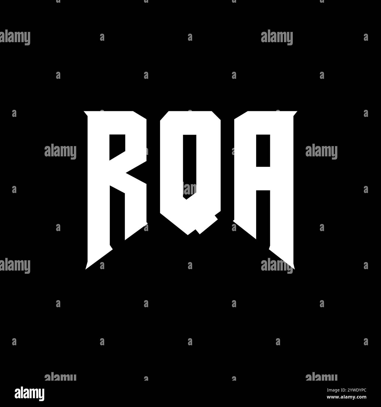 RQA letter logo design for technology company. RQA logo design black ...