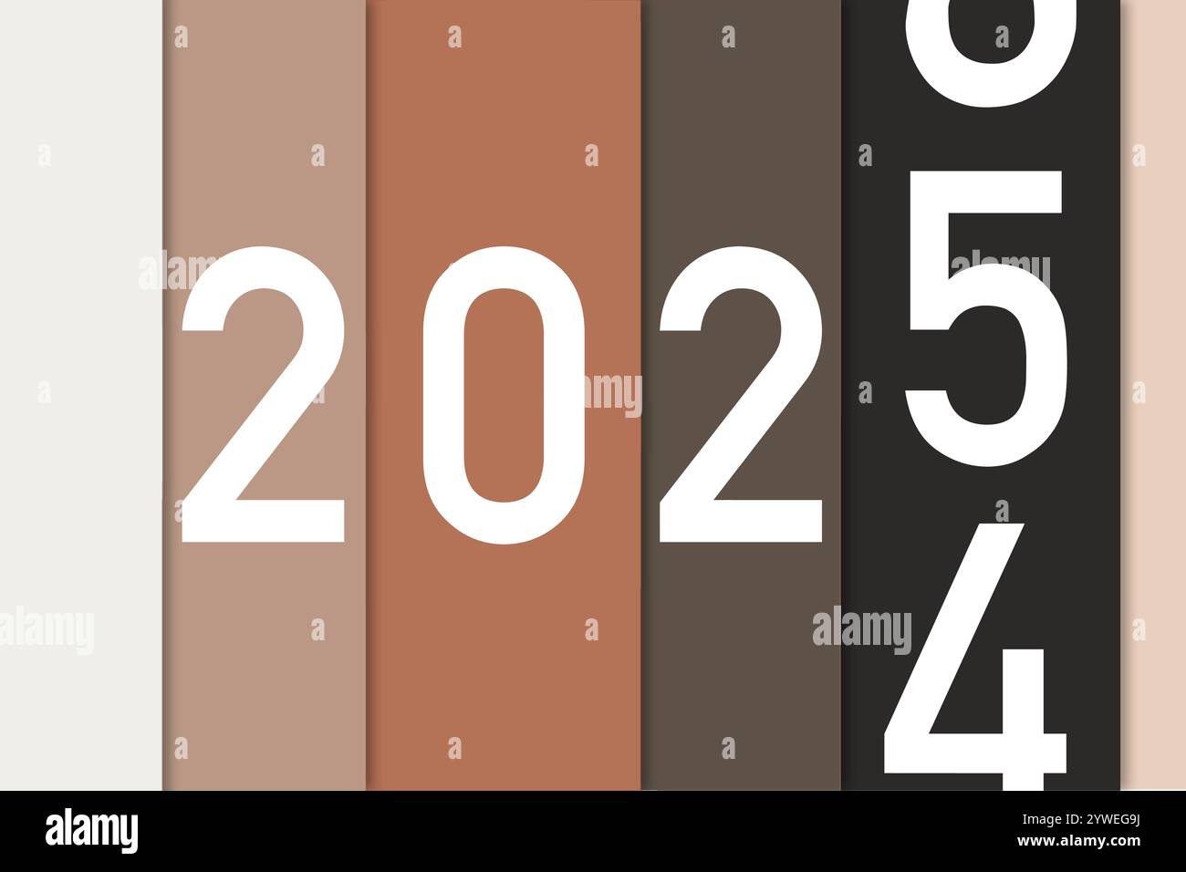 Color scheme of trendy shades of colours in the form of layered count ...