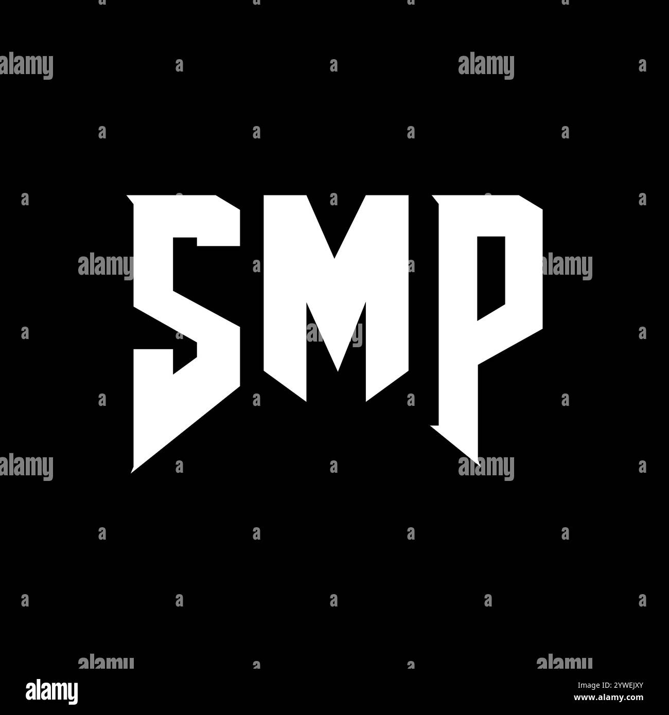 SMP letter logo design for technology company. SMP logo design black ...