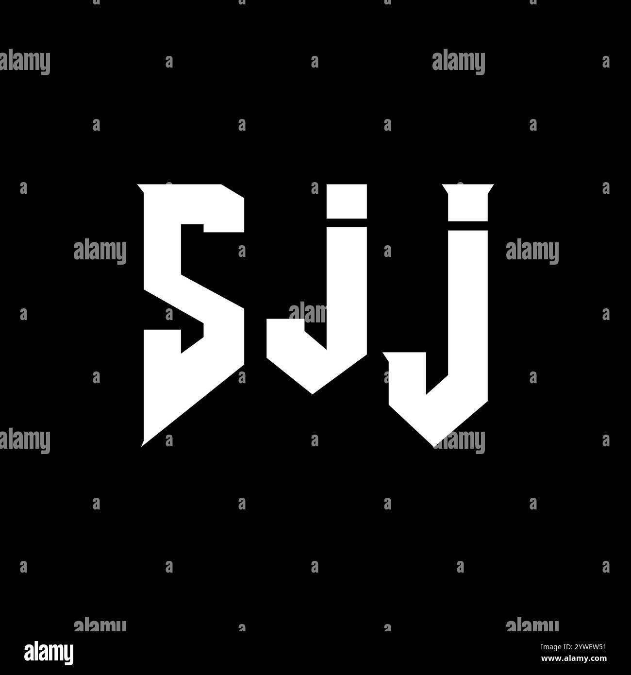 Sjj logo design hi-res stock photography and images - Alamy