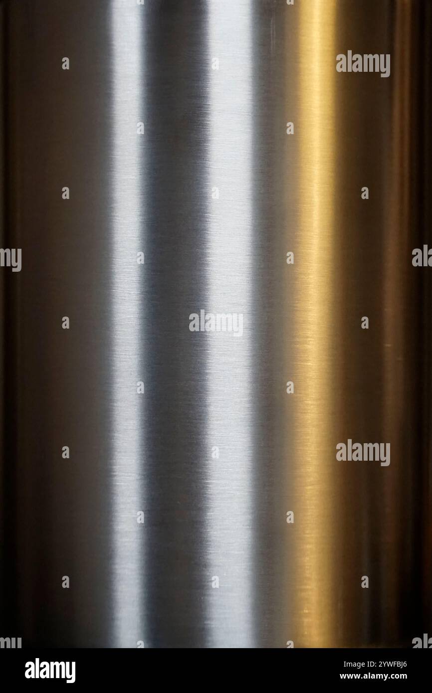 Brushed metal texture Stock Photo