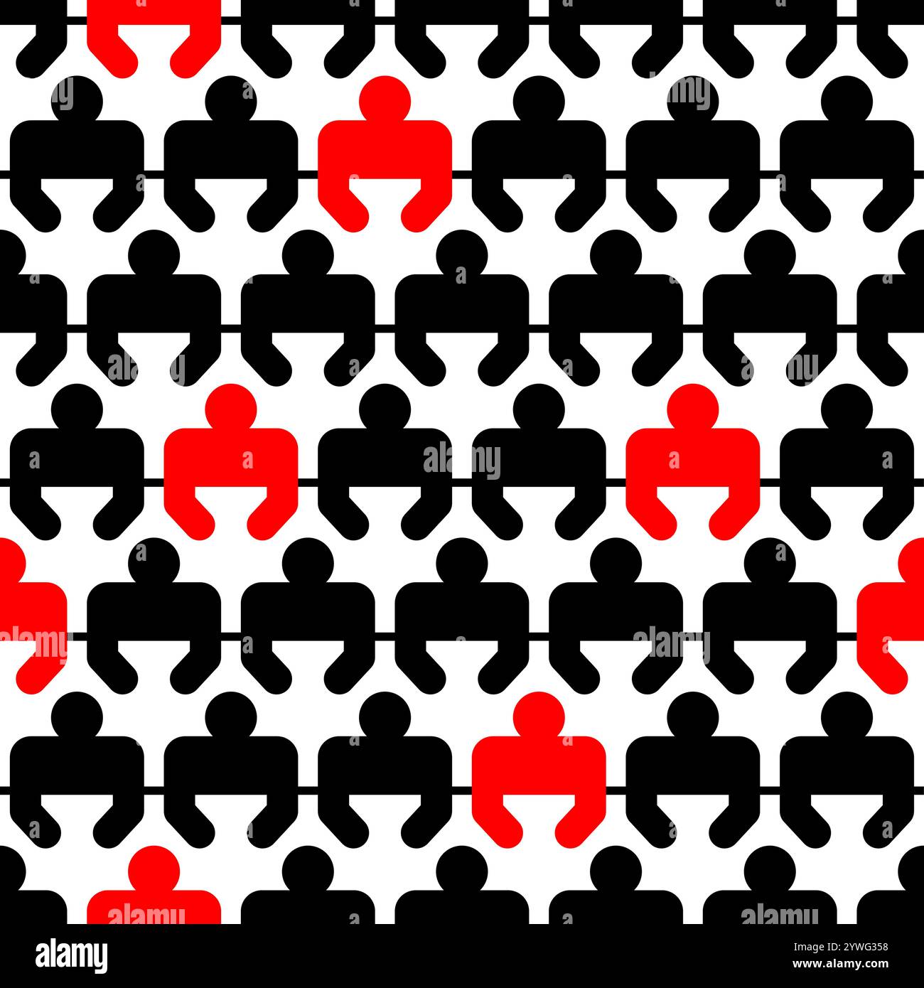 Meeting pattern seamless. Conference in office background. session texture Stock Vector