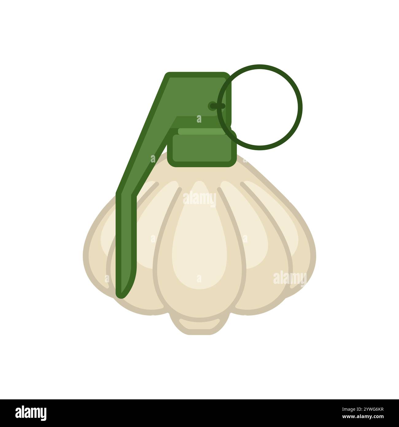 Exploding Mini Garlic Garlic grenade. Vegetable explosion. Garlic juice explosive Stock ...