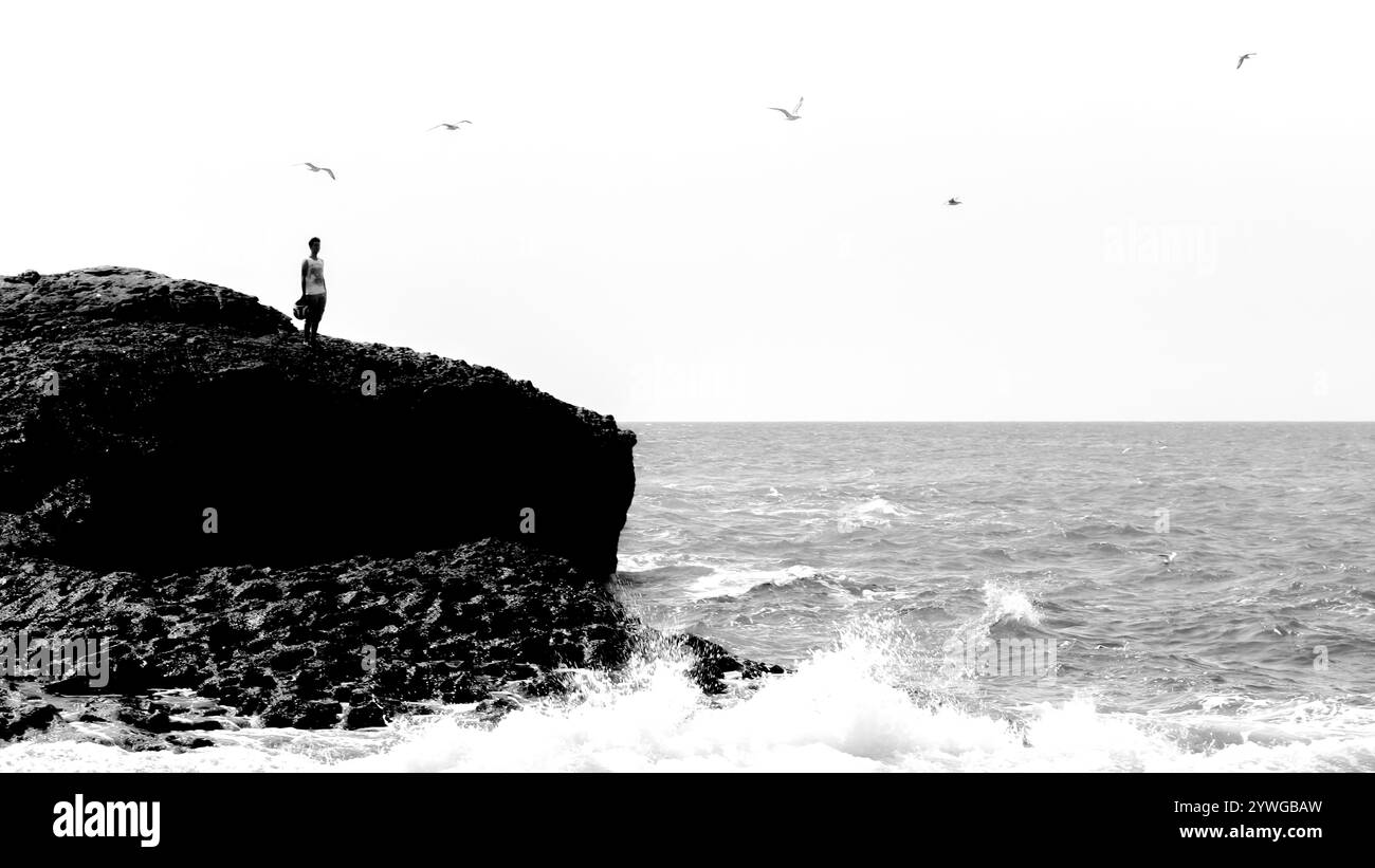 Surrounded metaphor Black and White Stock Photos & Images - Alamy