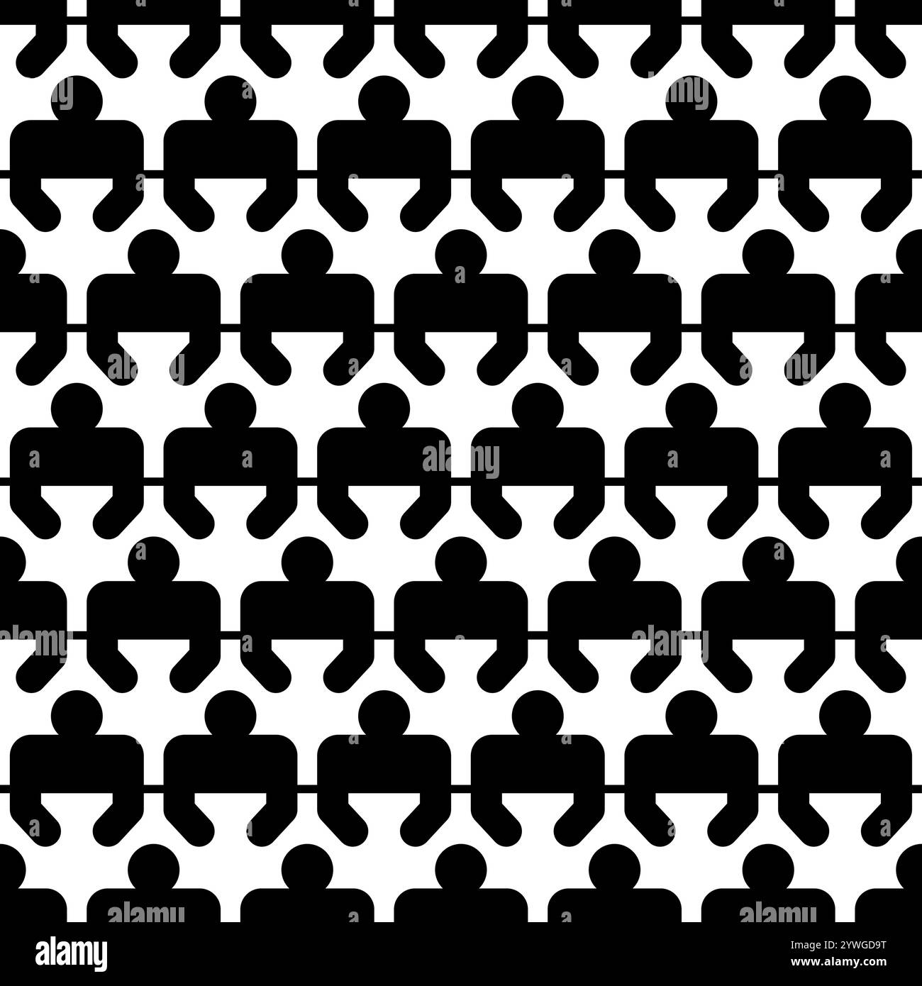 Meeting pattern seamless. Conference in office background. session texture Stock Vector