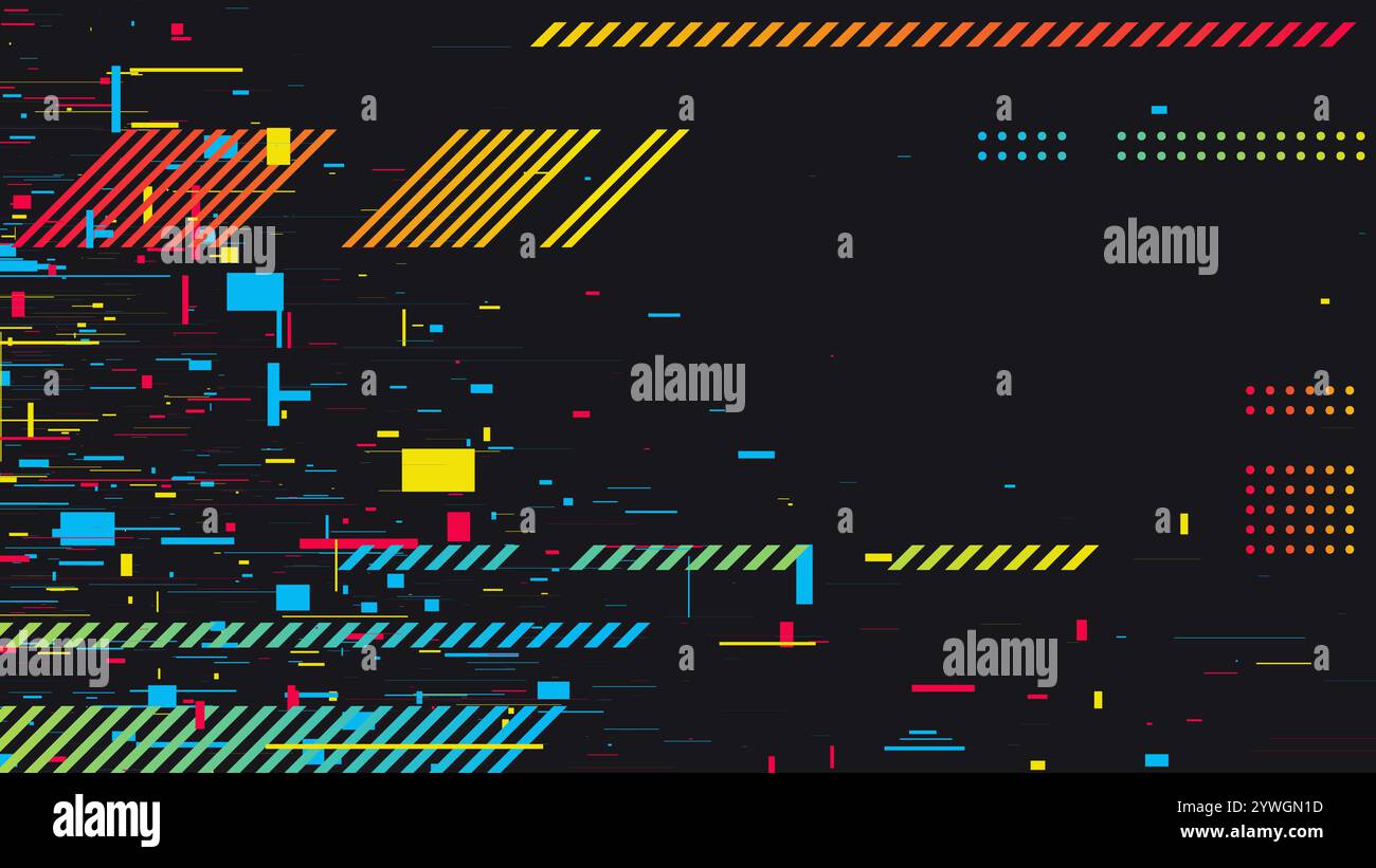 Technology background. Modern cyberpunk poster. Vector illustration ...