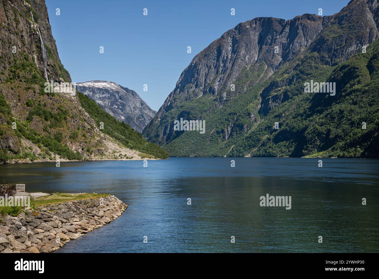 The beautiful Norwegian nature of the fjords Stock Photo - Alamy