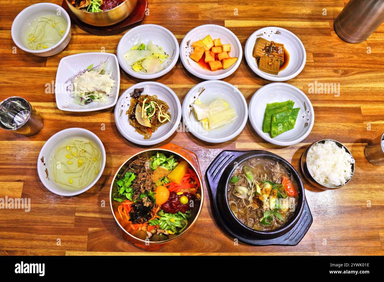 jeonju-bibimbap-with-banchan-side-dishes-at-a-local-restaurant-in