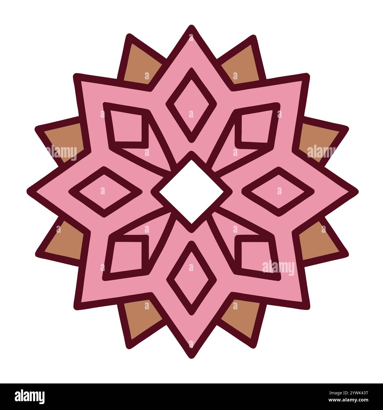 Beautiful Islamic Geometric Pattern - Elegant Arabic Star Design for ...