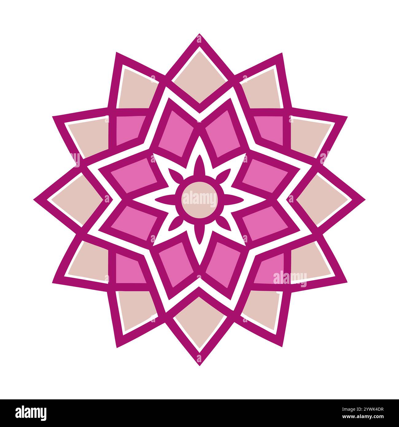 Beautiful Islamic Geometric Pattern - Elegant Arabic Star Design for ...