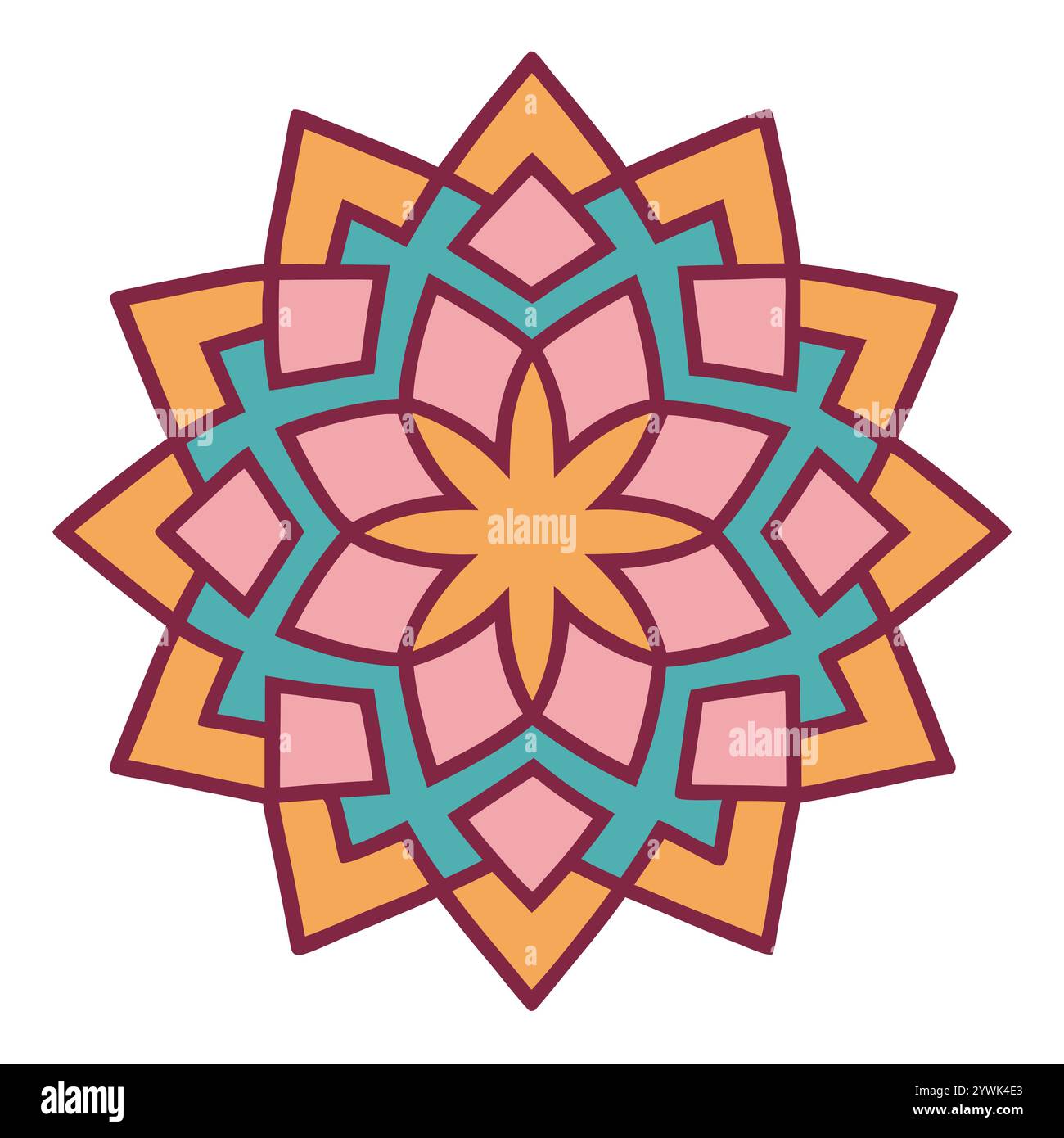 Beautiful Islamic Geometric Pattern - Elegant Arabic Star Design for ...