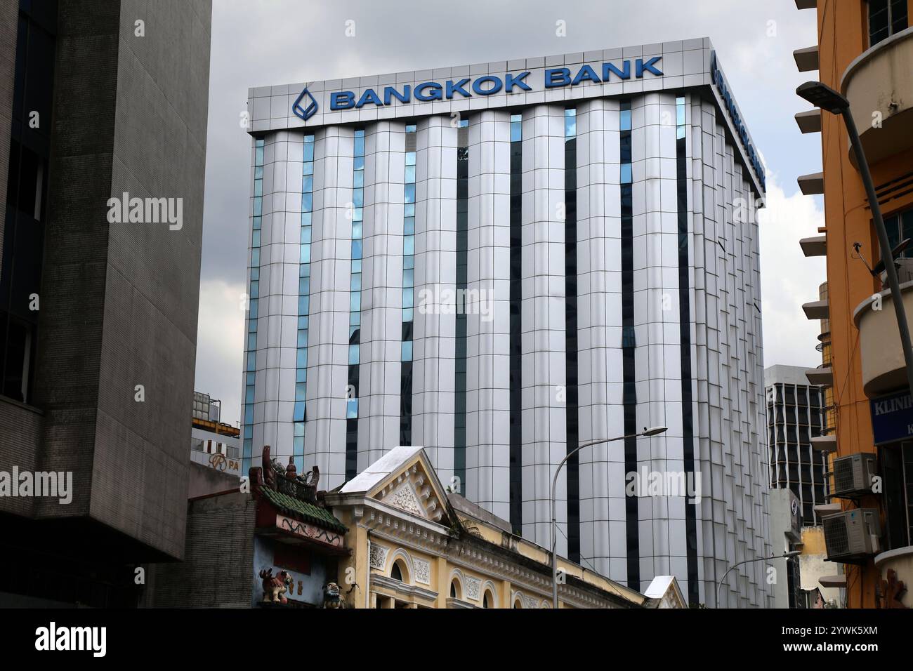 KUALA LUMPUR, MALAYSIA - MARCH 2, 2024: Bangkok Bank building in downtown Kuala Lumpur city. Stock Photo