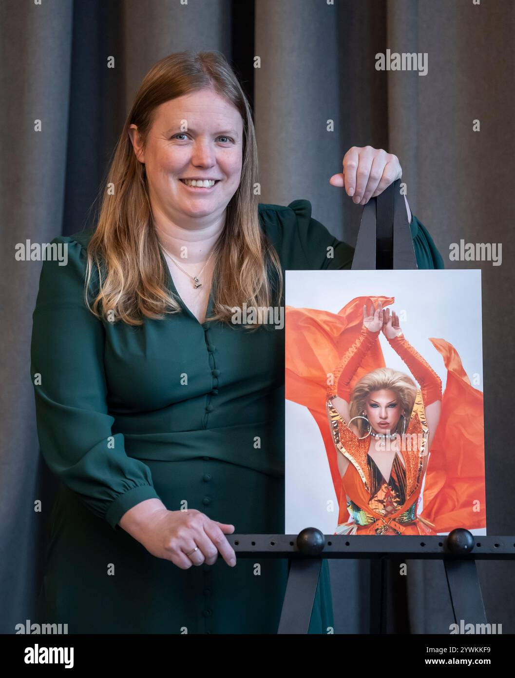 Vicky Robayna With Photographs Of Cast Member Of RuPaul s Drag Race UK vicky-robayna-with-photographs-of-cast-member-of-rupaul-s-drag-race-uk