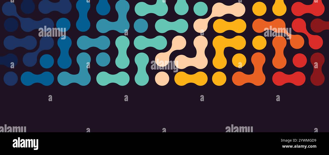 Metaballs shapes abstract geometric background. Vector art Stock Vector ...