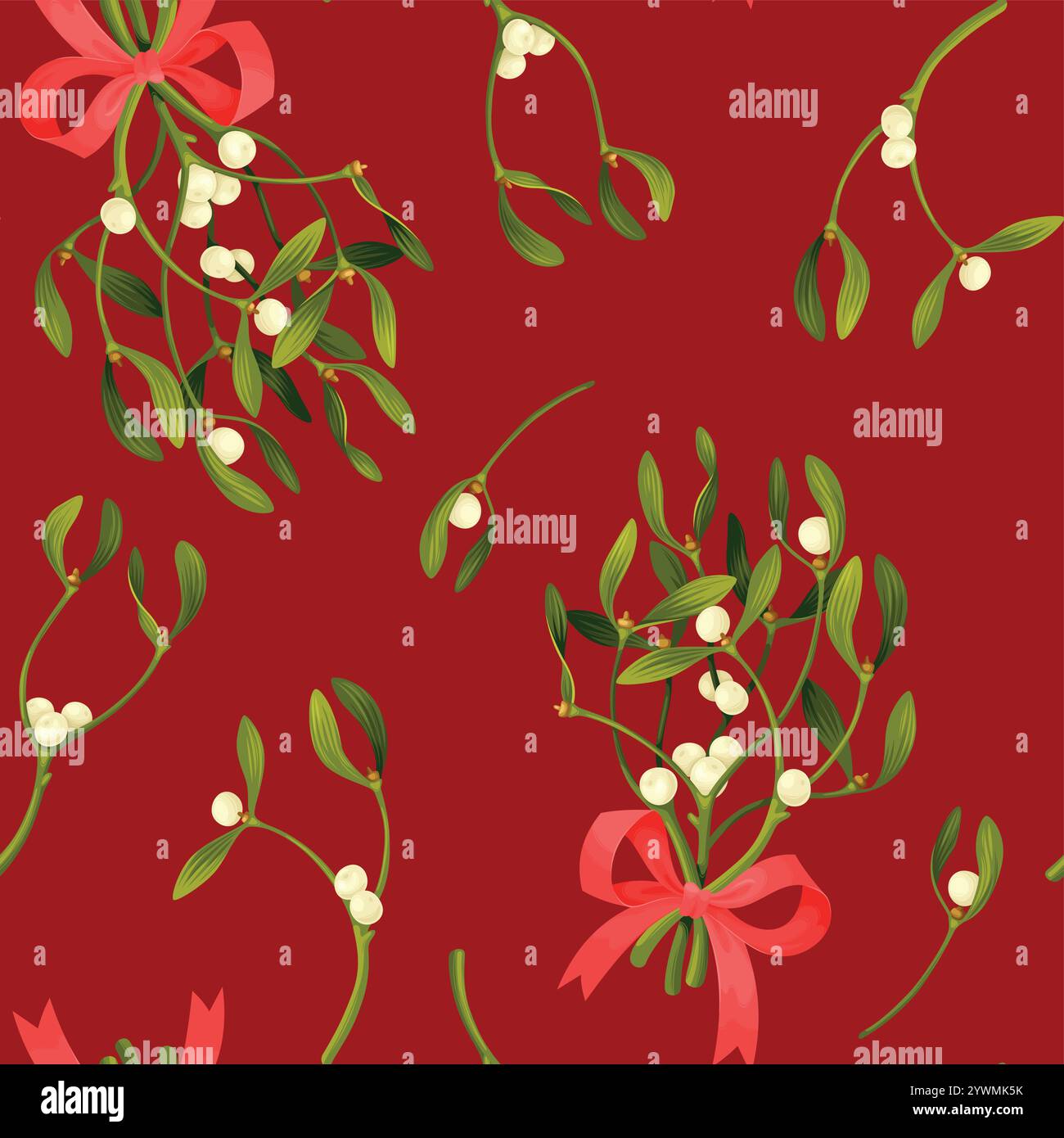 Mistletoe botanical illustration hi-res stock photography and images ...