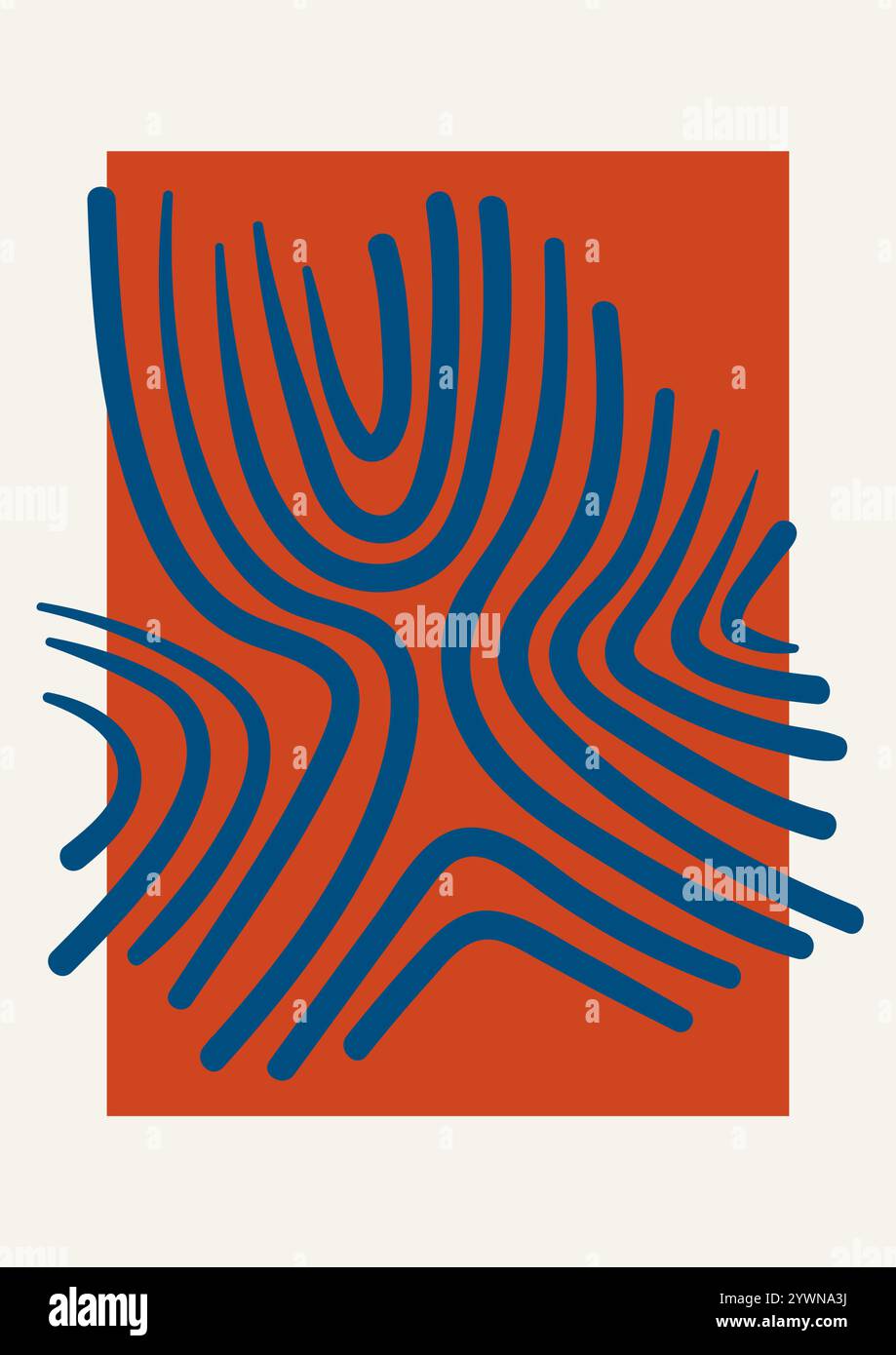 Minimal bauhaus abstract poster. Swiss design composition with ...