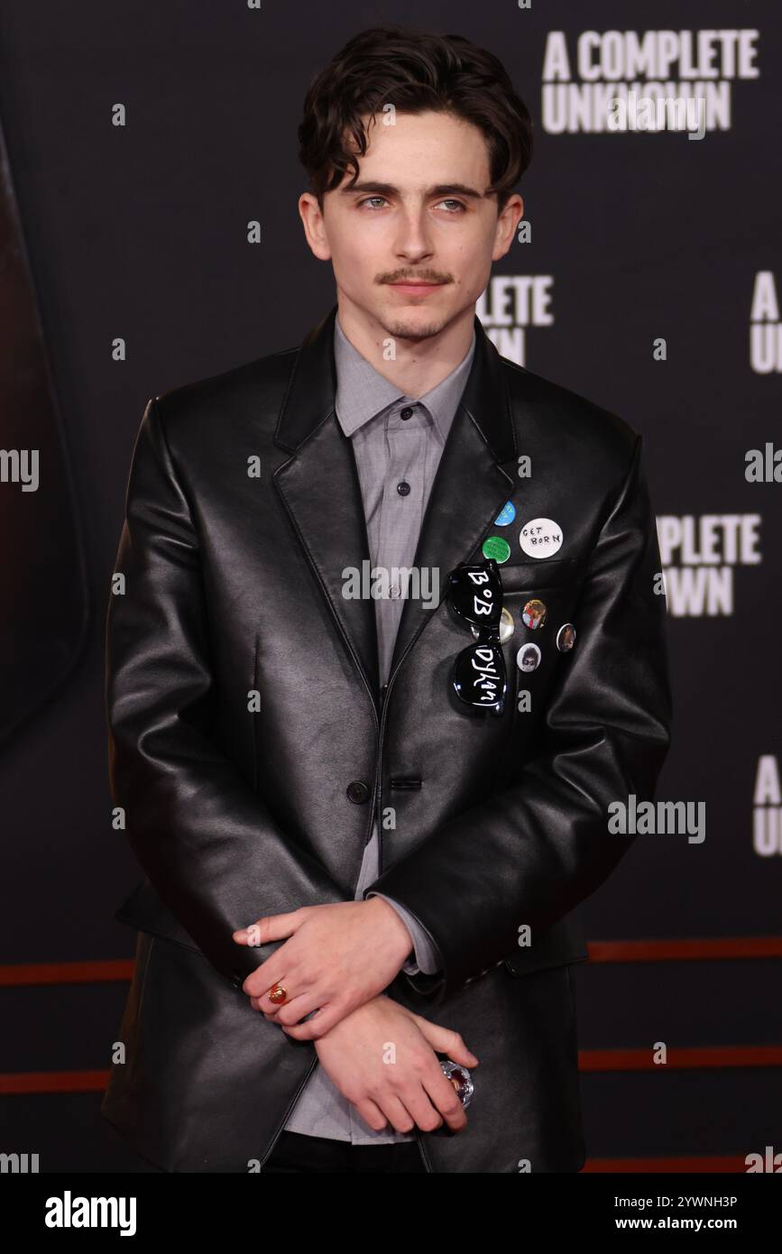 Timothée Chalamet attends the Los Angeles Premiere of Searchlight ...