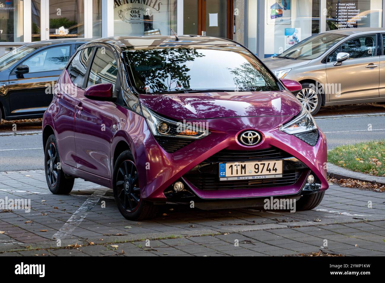 Toyota hatchback car parked hi-res stock photography and images - Alamy