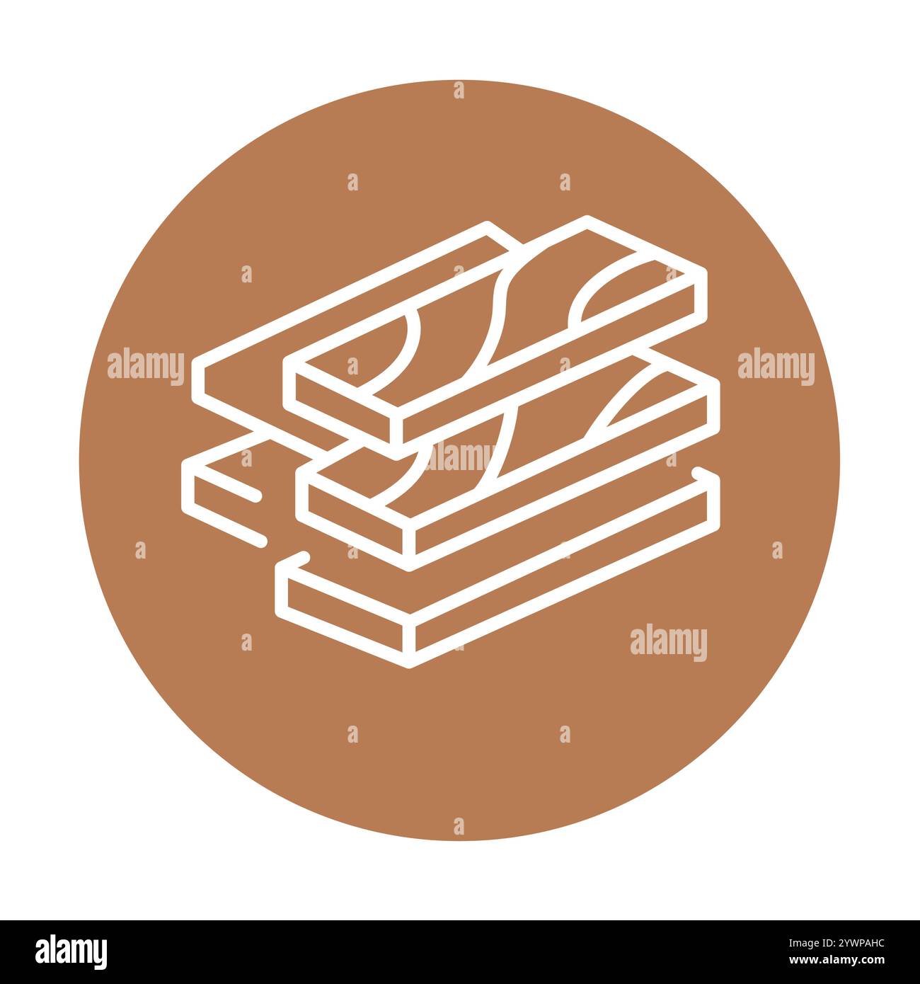 Lumber line black icon. Plywood illustration. Sign for web page, mobile ...