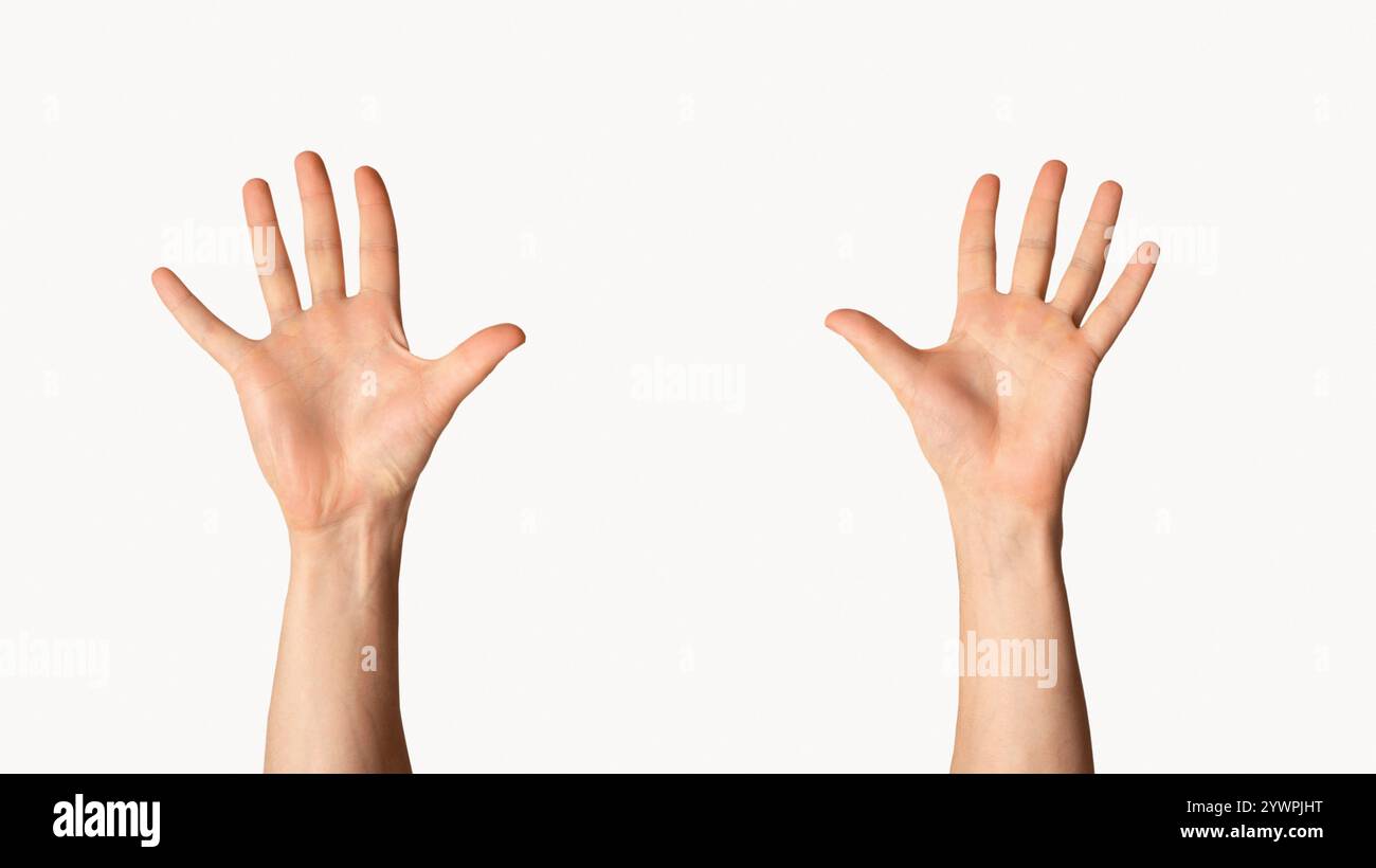 Male carrying both hand hi-res stock photography and images - Alamy