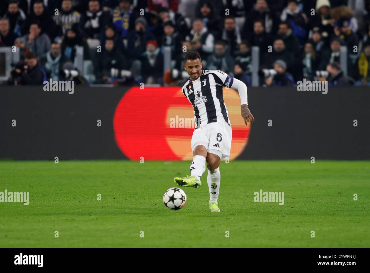 Turin, Italy. 11th Dec, 2024. Danilo Luiz da Silva of Juventus FC during the Uefa Champions League 2024/25, football match between Juventus FC and Manchester City, on 11 December 2024, at Allianz Stadium Turin Italy. Credit: Nderim Kaceli/Alamy Live News Stock Photo