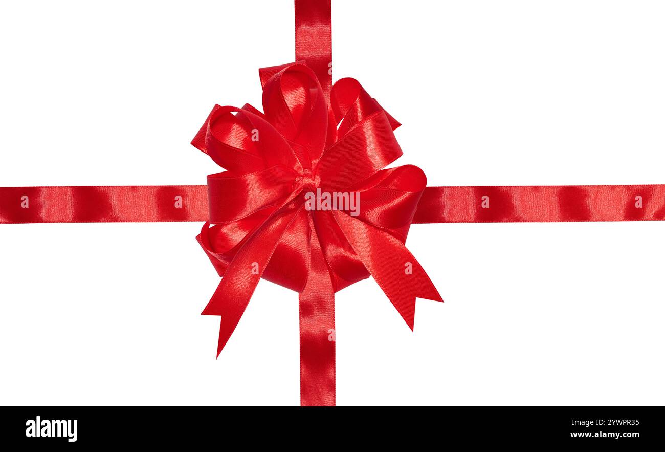 A Red Robe Ribbon Crossed red ribbons on hi-res stock photography and images - Alamy