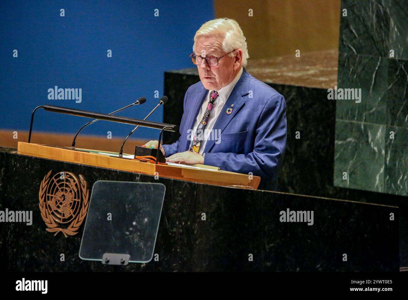 New York, New York, USA. 11th Dec, 2024. BOB RAE, Permanent Ambassador ...