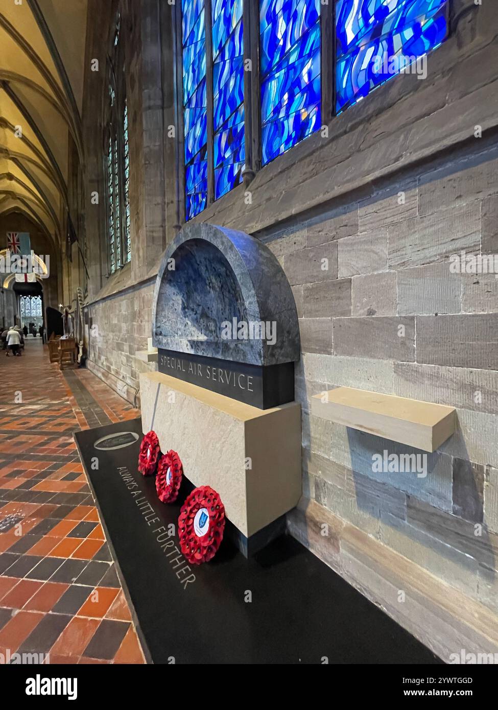 Special Air Service memorial, Hereford Cathedral. UK - Smartphone Captured Stock Image